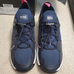 Men's shoes , size 7 US. Boss brand. Dark Blue